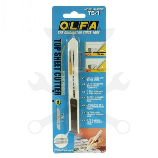 Vágókés OLFA dekor és riccelő kés 6 mm 2 db pengével, állítható