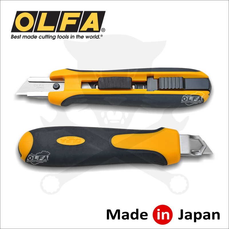 Vágókés OLFA 18 mm trapéz penge, automata rögz. - ipari