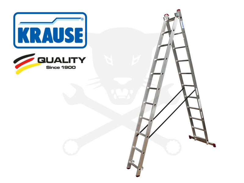 Alu lépcsőfokos sokcélú állólétra 2x11 Fokos - CORDA-