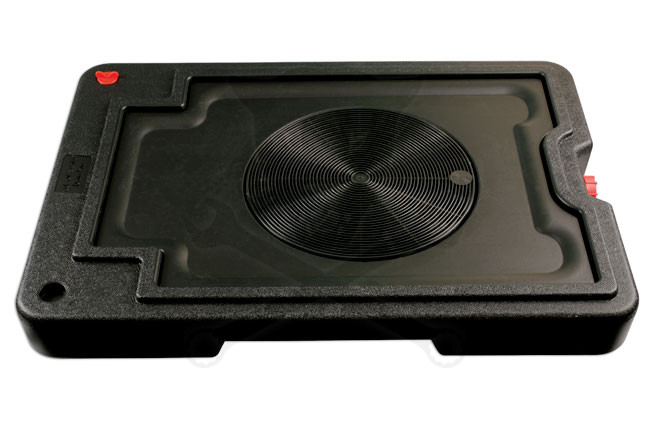 Olajleeresztő tartály - kanna 20 literes extra lapos 850 x 600 x 100