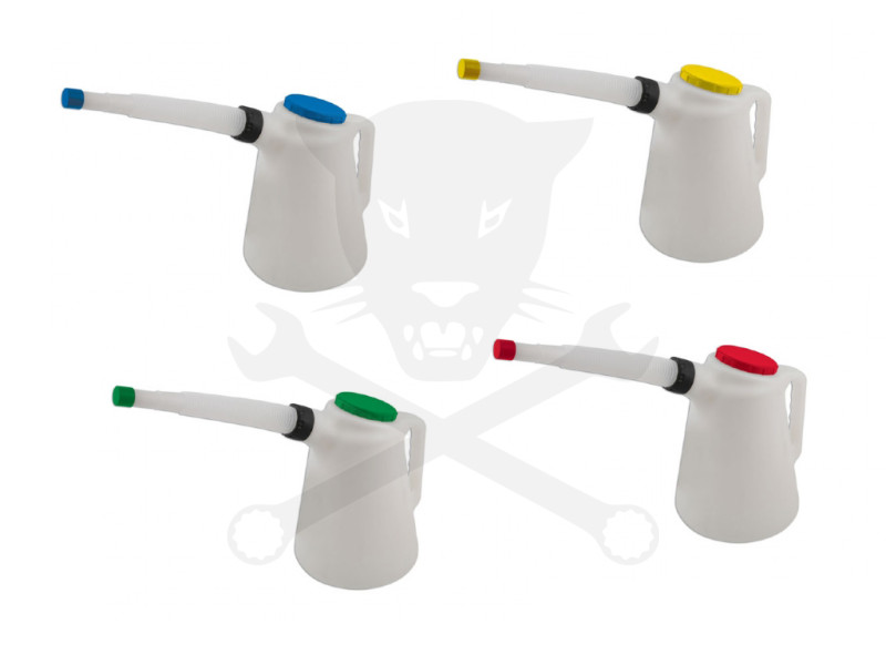 Olajbetöltő kanna készlet 4 részes - 5 literes - Színkódolt