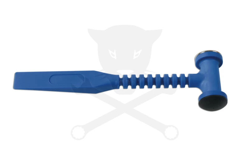 Kalapács precíziós MINI 90x17 mm gumi és acél fej - Laser