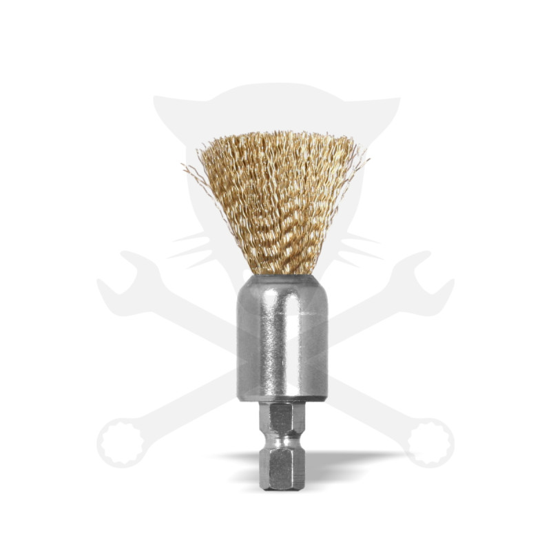 Pichler tartozék porlasztó fészek fenék kefe - sárgaréz 17 mm-es