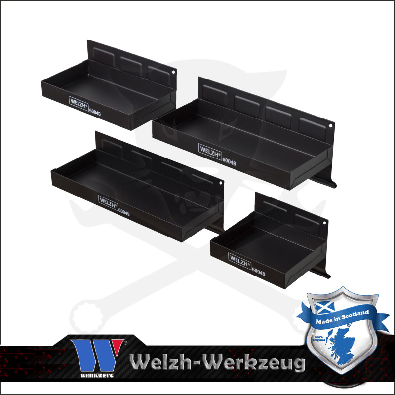 Mágneses szerszámtartó polc készlet 4 db-os - Welzh