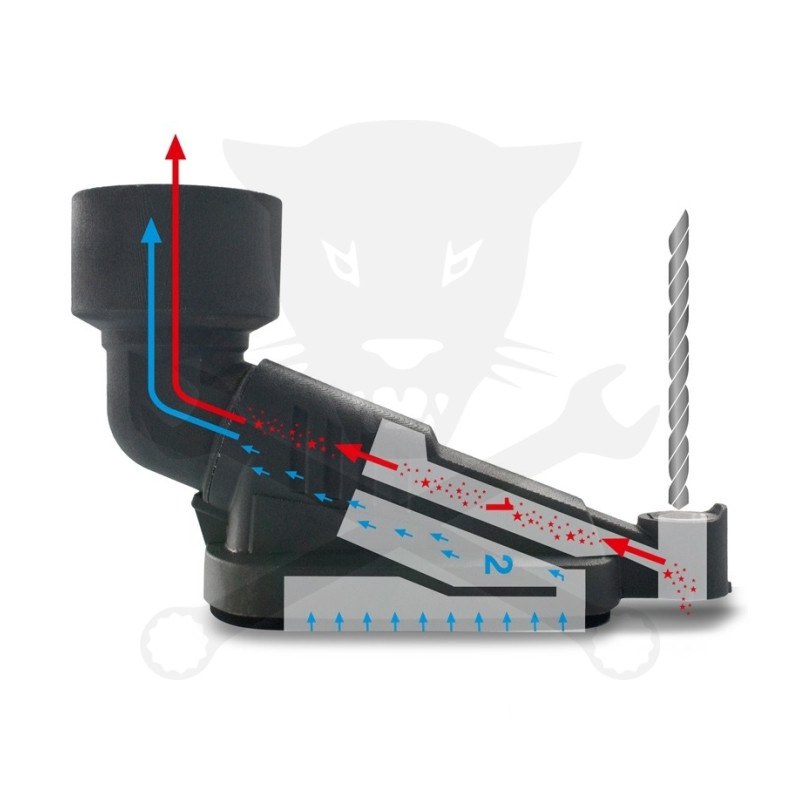 Porszívó adapter - porelszívó lyukfúráshoz