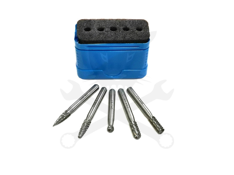 Turbómaró keményfém készlet 5 db-os PTG 6-os szárral