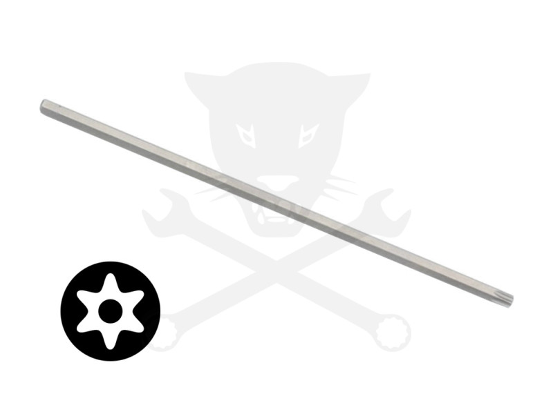 Bit torx 1/4" T40*160 mm hatágú lyukas