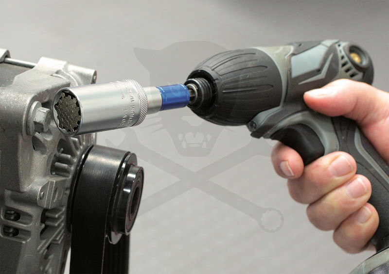 Dugókulcs - crowafej multi univerzális "túlélő fej" + T-fogó 9-21 mm