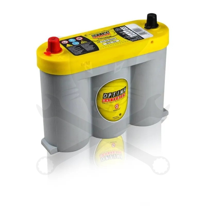 Akku OPTIMA YELLOW TOP 6V 55Ah 765A Közép pólus 255x90x185 mm