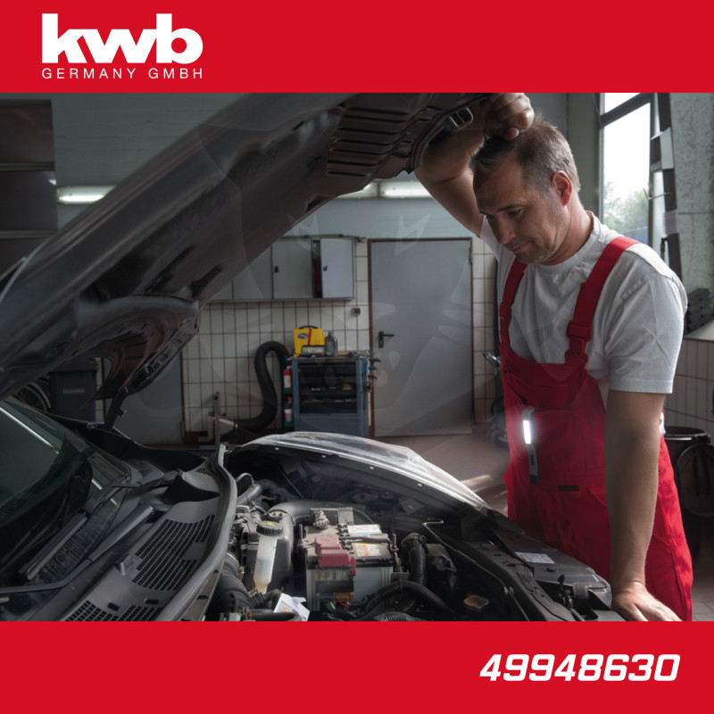 Szerelőlámpa LED 01 COB ledes -elemes- Toll alakú 112 lm - KWB