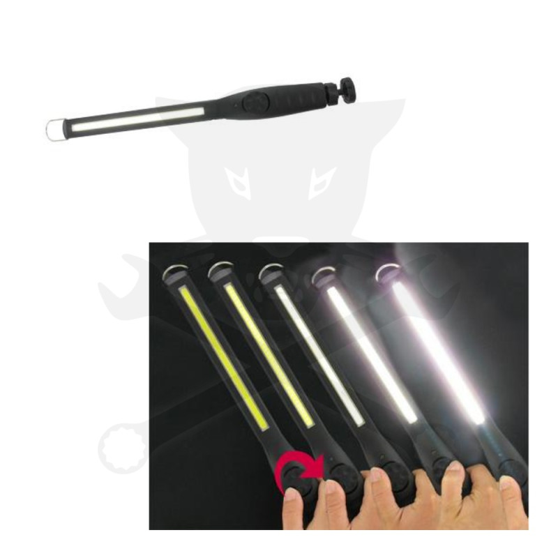 Szerelőlámpa LED 01 COB ledes + dimmer extra vékony kivitel 15 W