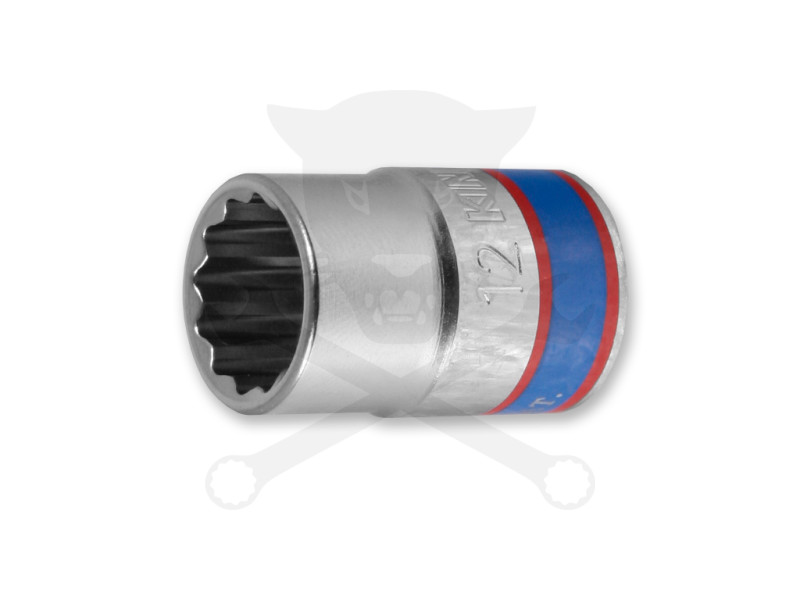 Dugókulcs - crowafej 3/8" 12 lap normál 12 mm