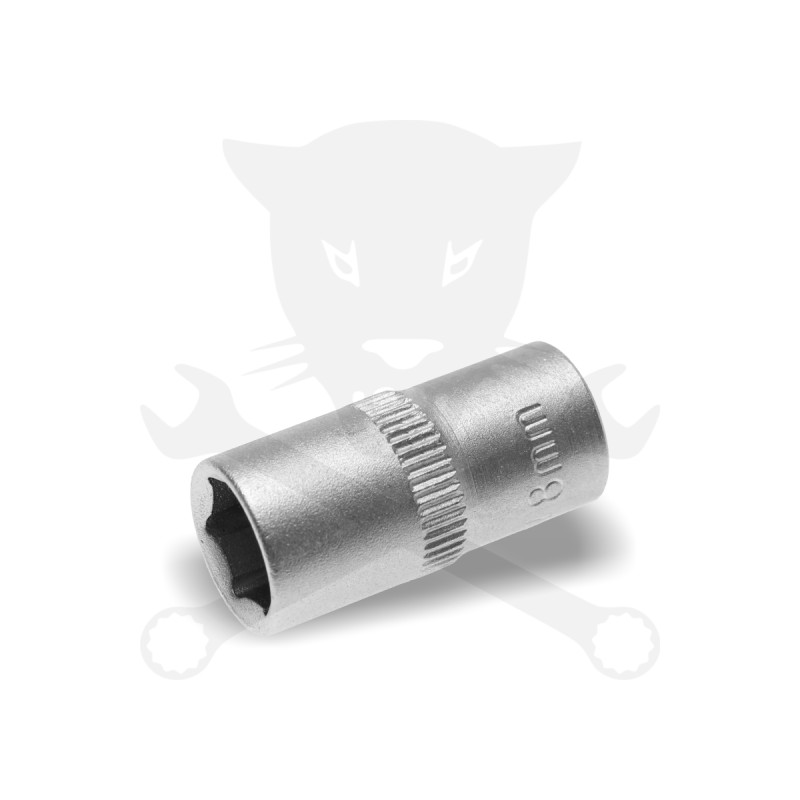 Dugókulcs - crowafej 1/4" 6 lap normál ProTorque 08 mm