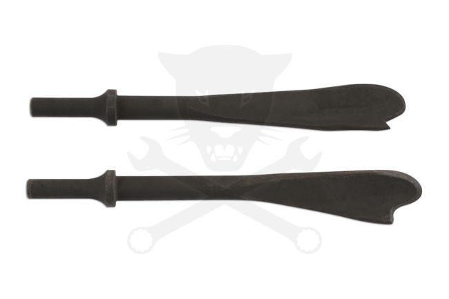 Vibro kalapácshoz vésőszár készlet kipufogókhoz 2 db-os LASER