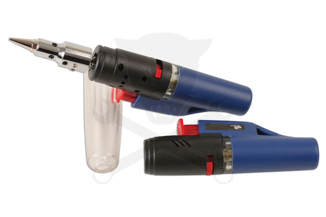 Forrasztópáka - gázpáka piezos + gázos zsugorcső melegítő 2 db-os készlet