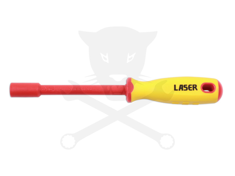 Szigetelt VDE 1000 V-os dugókulcs csavarhúzó 6 lapú 14 mm-es