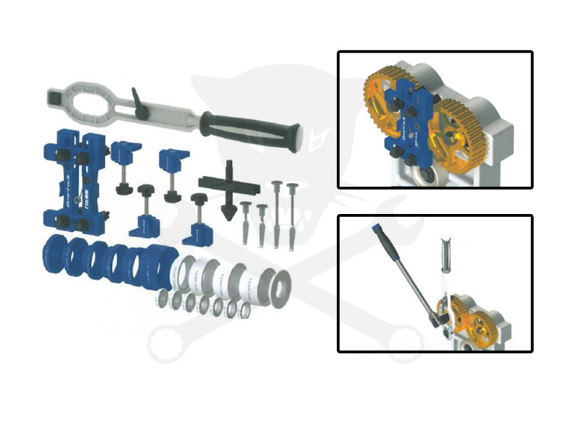 Vezérlésrögzítő szerelő szerszám készlet Univerzális FULL - Hubitools
