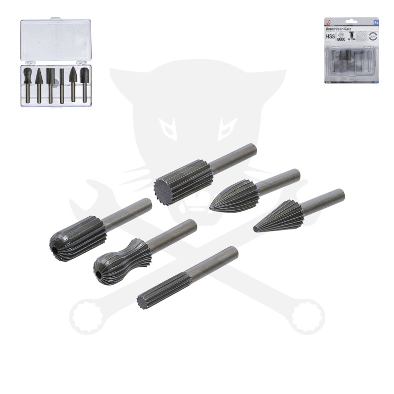 Turbómarók műanyaghoz, puha fémhez - készletben 6 részes