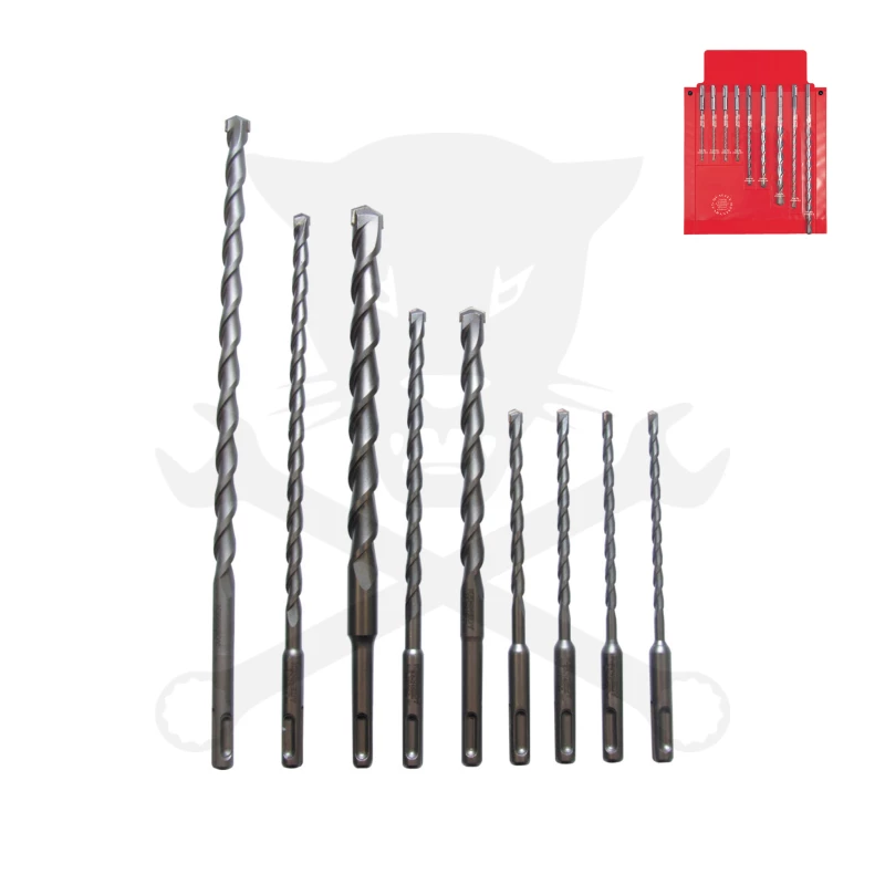 Kőzetfúró készlet 9 db-os - SDS-plus - Kennedy