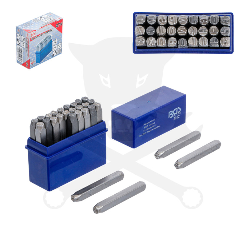 Beütő készlet BETŰ 5 mm-es BGS