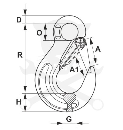 Lánchorog szemes 10 mm-es SL13