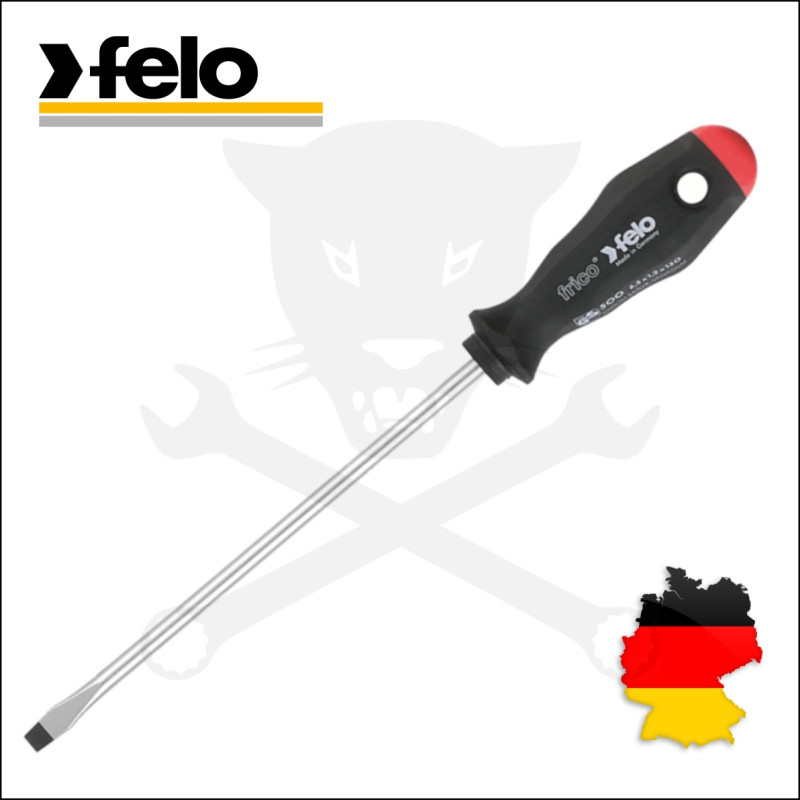 Csavarhúzó, lapos 8.0x1.2x300 mm Felo