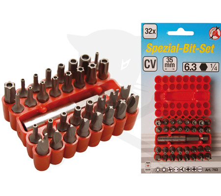 Bit készlet 32 db-os speciális