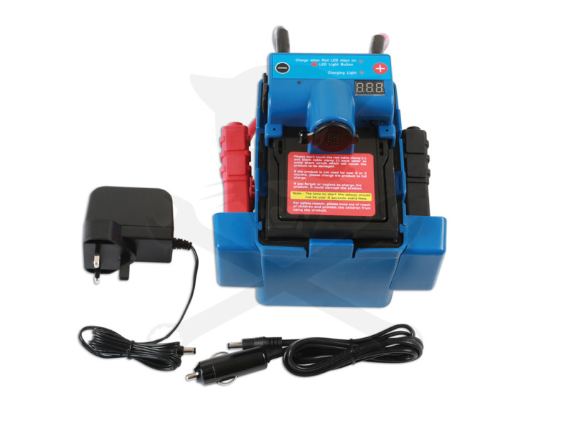 Akkumulátor bikázó-indító (starter) 12 V -1200A -14Ah -Laser Tools