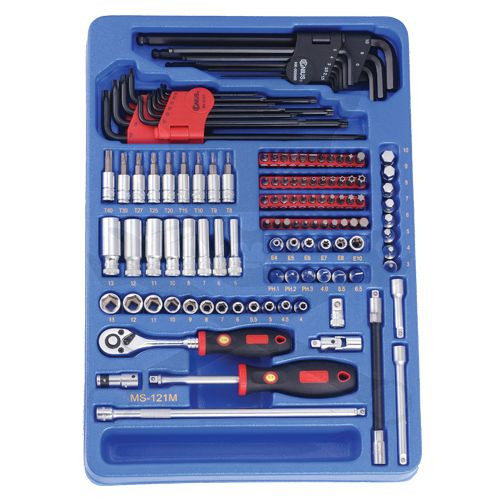 Szerszámos kocsi felszerelt 5. 214 db-os