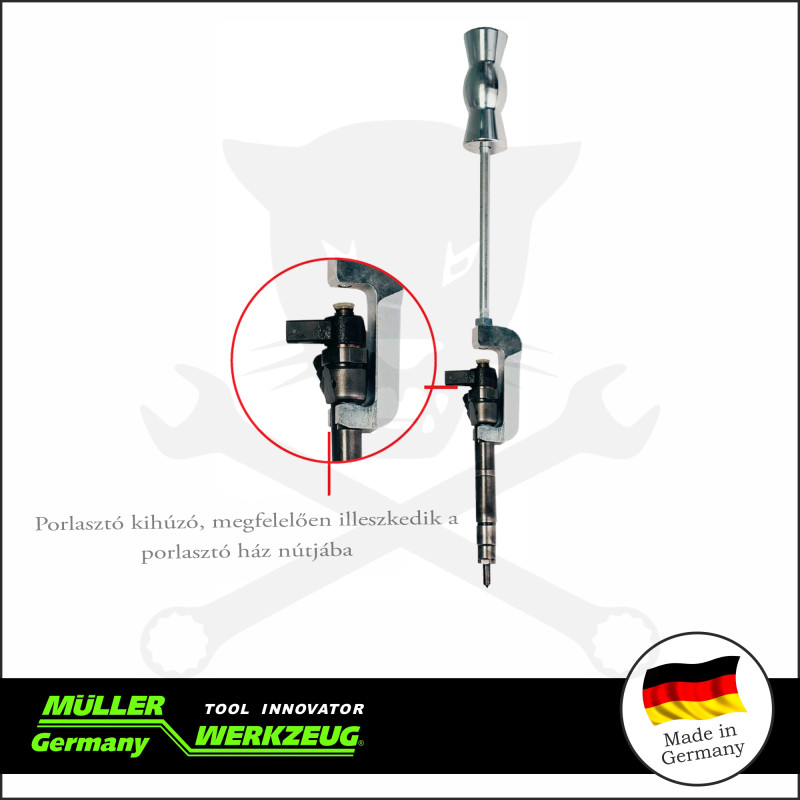 Injektor kiszedő rángatós kialak. spec. erős - MÜLLER