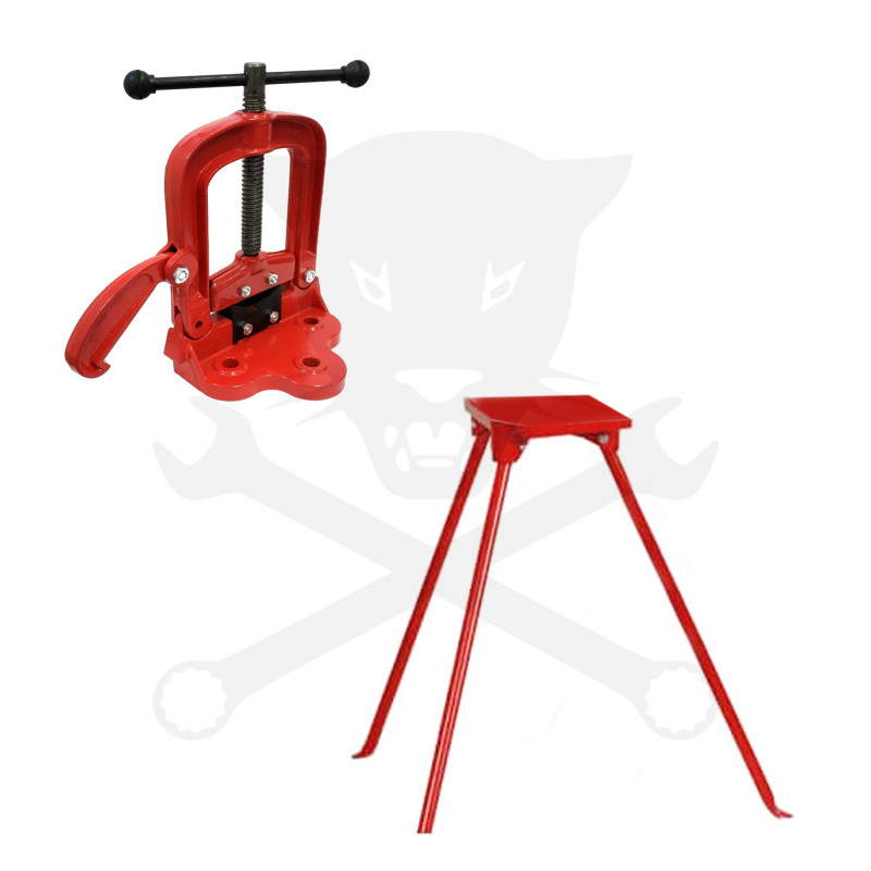 Csősatu asztali befogási méret 3" - állványos-