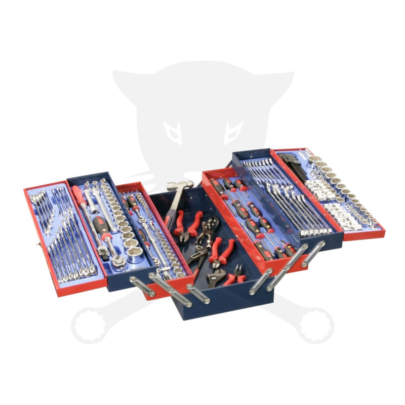 Szerszámos láda Genius szerszámokkal 190 részes - METRIKUS + COLOS