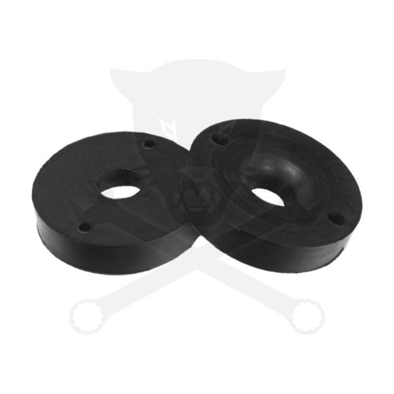 Gumipogácsa aknaperem emelőhöz 95/20 mm felül középen íves-lyukas