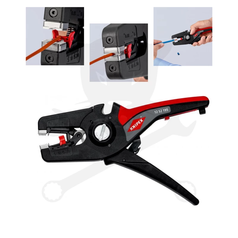 Fogó blankoló automata 195 mm 0.08-16.0 mm PreciStrip16 - Knipex