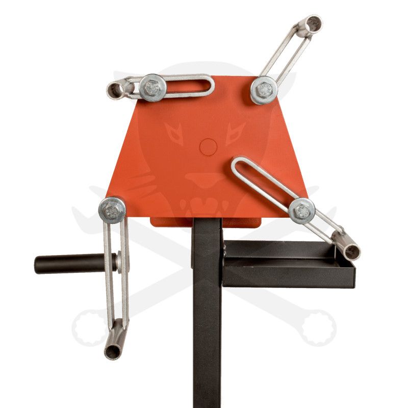 Motorforgató állvány 0,5 t - 4 kerekű - olajtálcával - Bahco