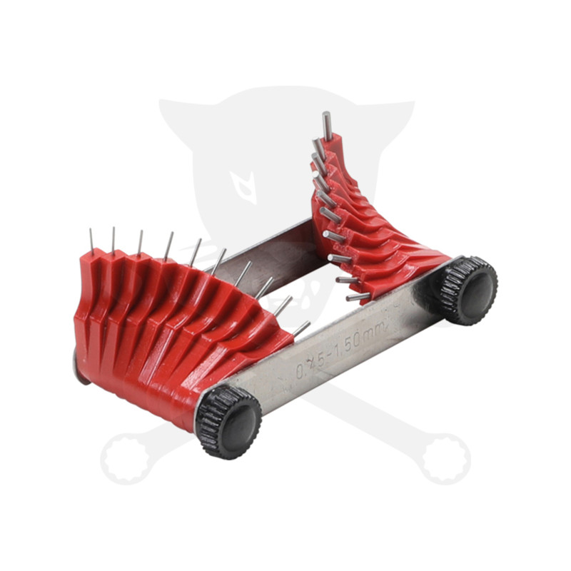 Fúvóka sablon, fúvóka ellenőrző, tisztító 20 részes 0,45-1,50 mm BGS