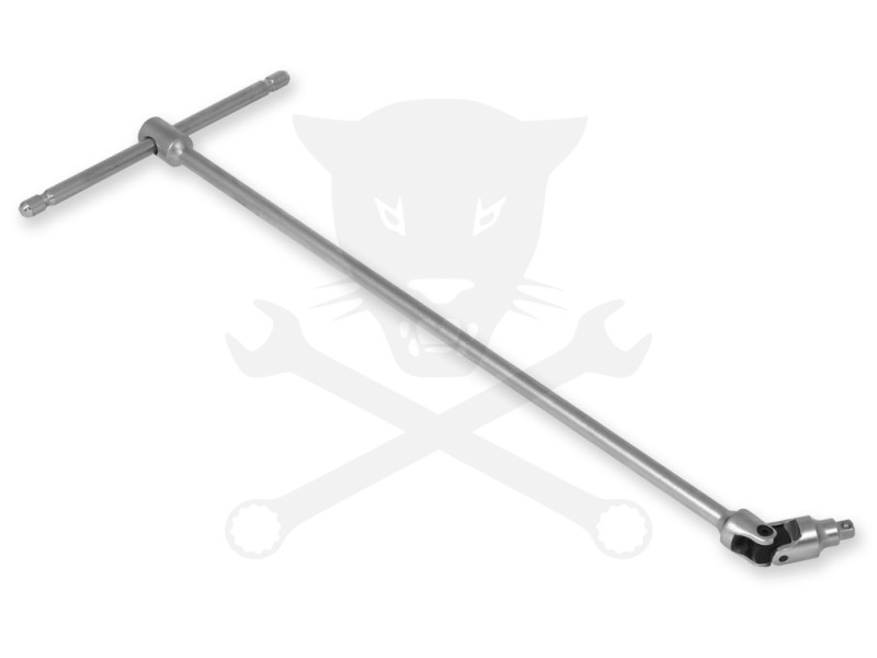 T-kulcs 1/4"-es kardán-csuklós 450 mm