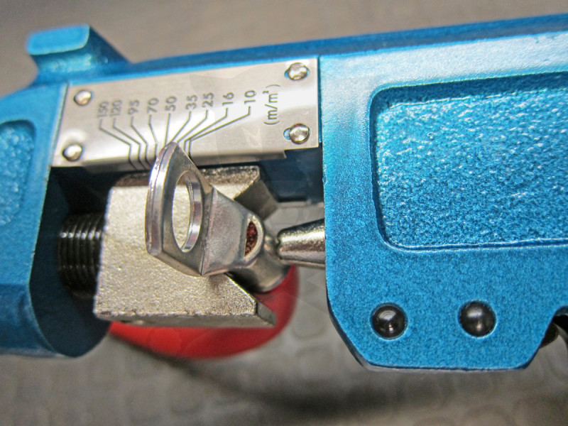 Fogó, saruzó - kétkaros - akku sarukhoz - DIN 10-150 mm2