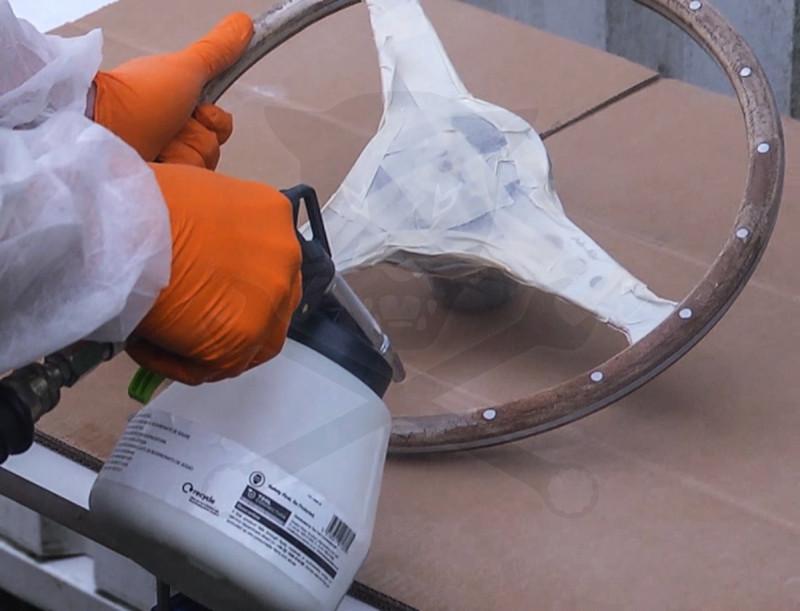 Szóda szóró pisztoly - speciálisan granulált Sodium Bicarbonate-hoz