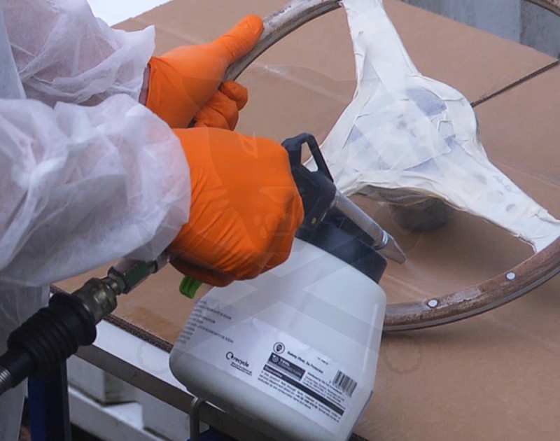 Szóda szóró pisztoly - speciálisan granulált Sodium Bicarbonate-hoz