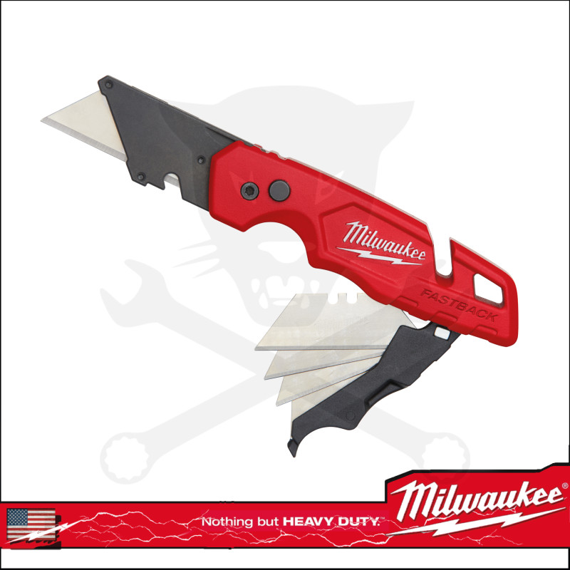 Vágókés, összecsukható, pengetartós Milwaukee