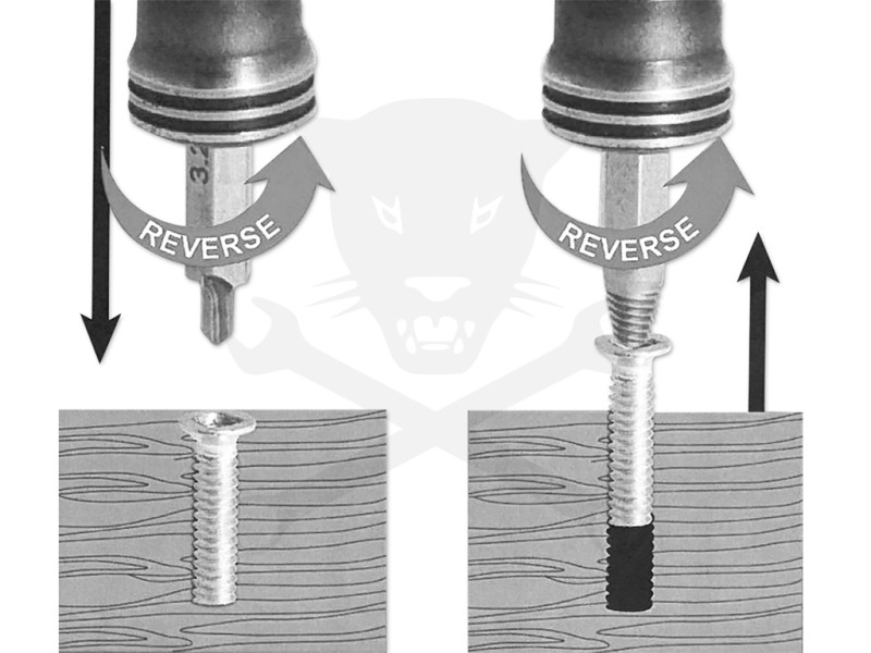 Csavarkiszedő készlet 6 db-os fúró és kihajtó spec. bit készlet: 3-14 mm