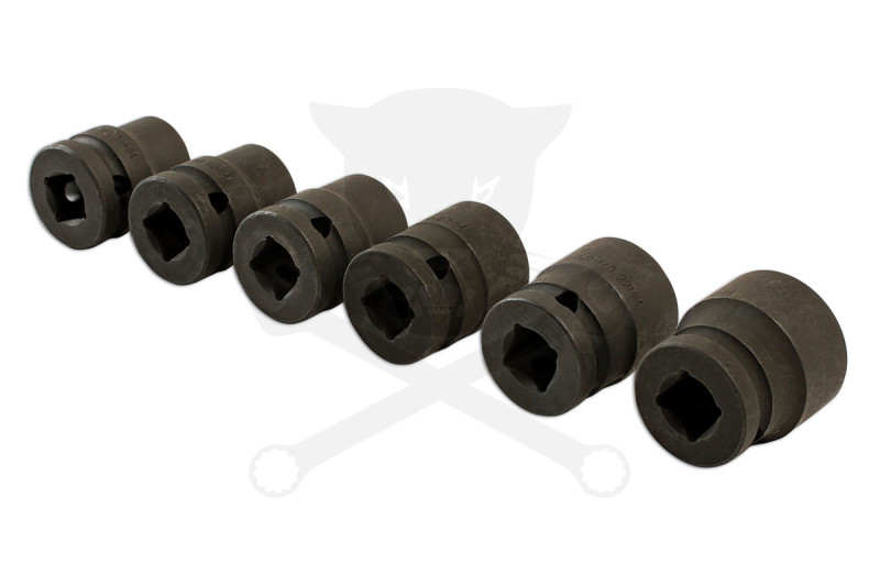 Csavarkiszedő készlet - sérült fejű csavarokhoz 6 db-os 17-24 mm 1/2"