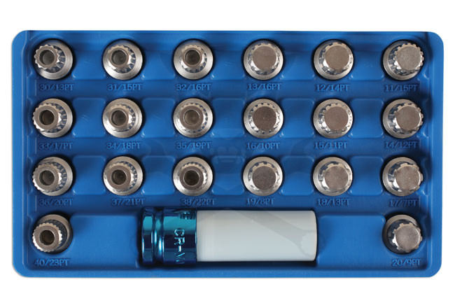 Kerékőr kulcs készlet BMW gyári kerékőrökhöz 21 db-os