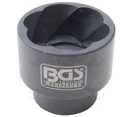 Kerékőr leszedő dugófej 1/2" rövid 32 mm-es BGS