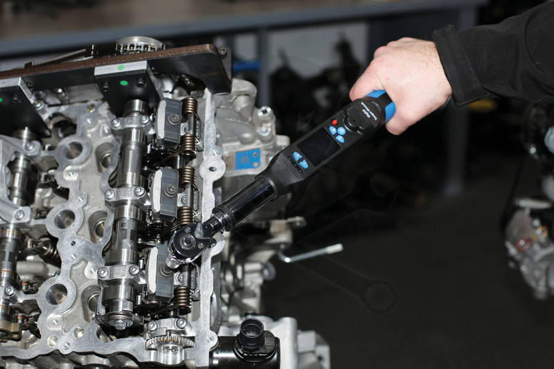 Nyomatékkulcs, digitális 006-30 Nm 3/8" Laser