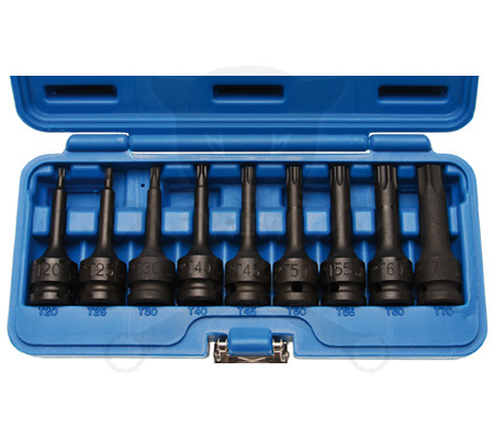 Torx készlet 9 részes T20-T70