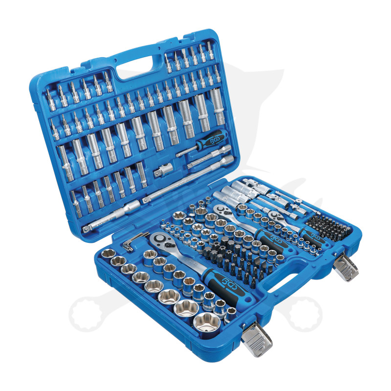 Szerszámkészlet 192 részes dugókulcs készlet 1/2"-3/8"-1/4" SUPER LOCK -BGS