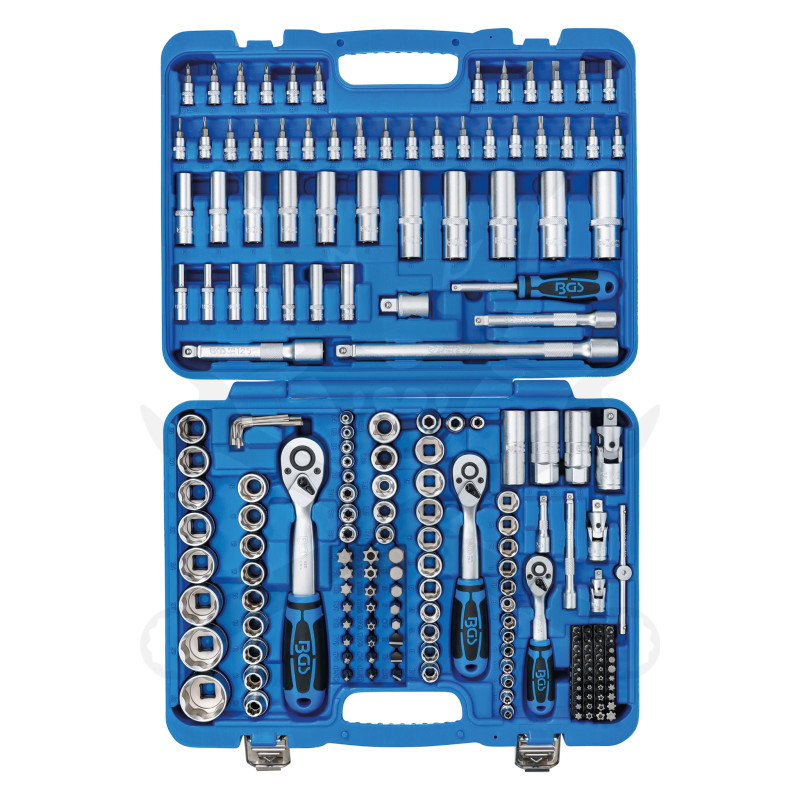 Szerszámkészlet 192 részes dugókulcs készlet 1/2"-3/8"-1/4" SUPER LOCK -BGS