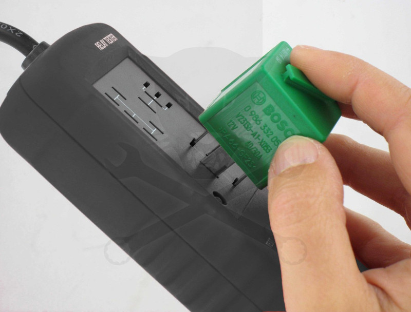 Relé teszter - autóipari, automatikus 12V-os - Hubitools